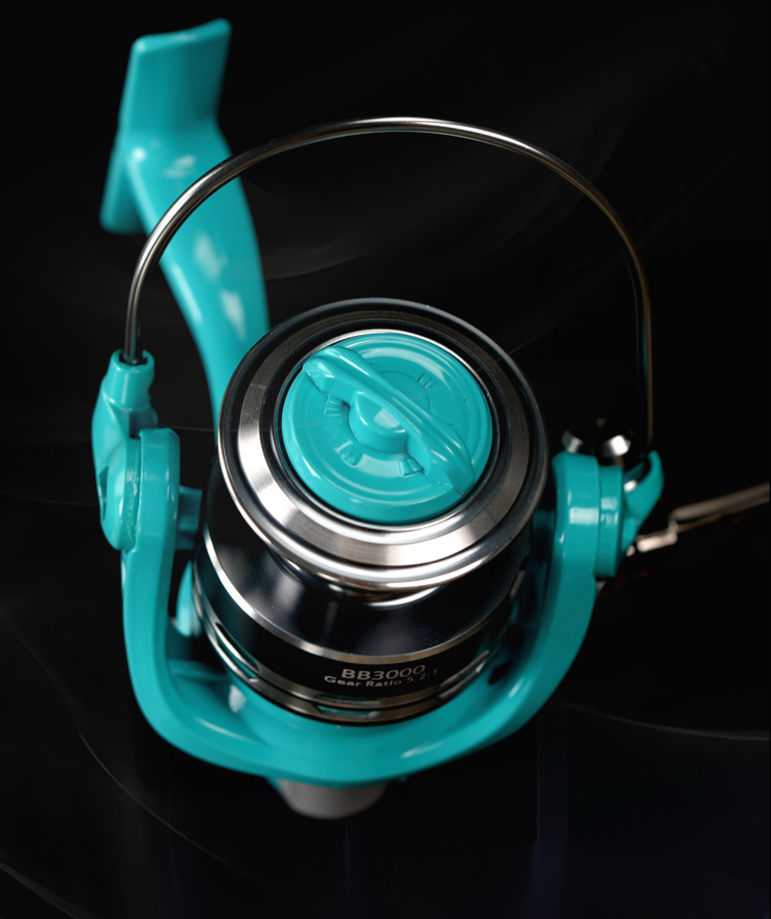 Close-up of the BB3000 spool and bail